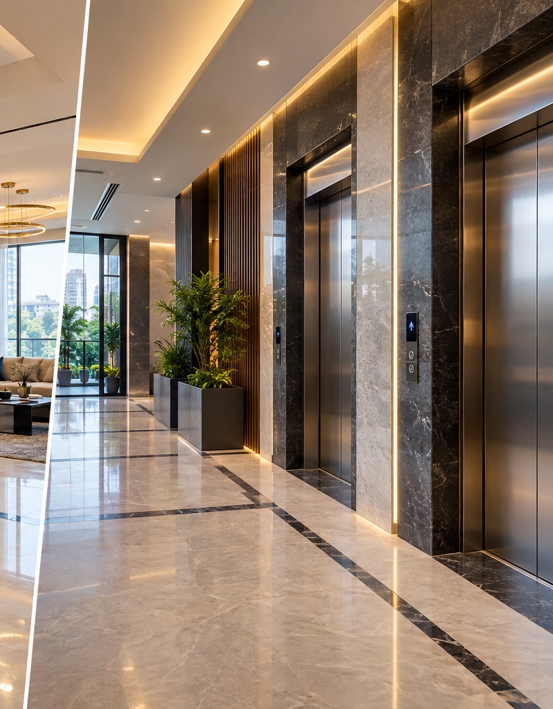 Modern elevator installation